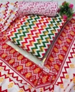 জয়পরী প্রিন্টের থ্রি পিস - Image 4